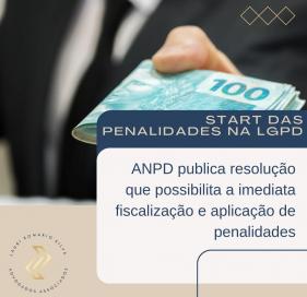 Start das Penalidades na LGPD